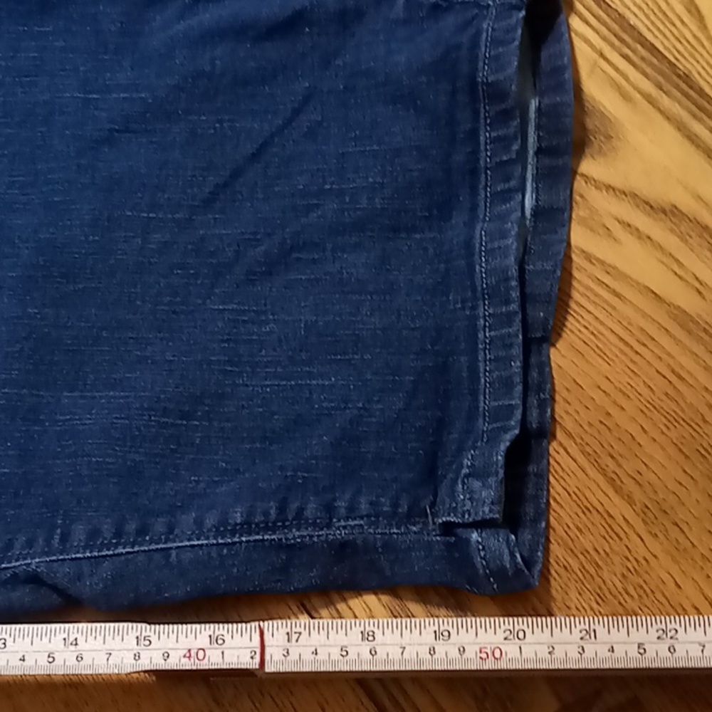 LEVI'S Jean Shorts Womens 24 Blue Dark Denim Preowned Summer Spring - Picture 2 of 8